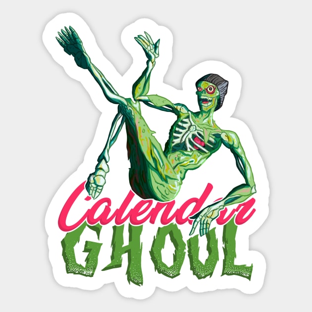 Calendar Ghoul Sticker by Home Video Horrors